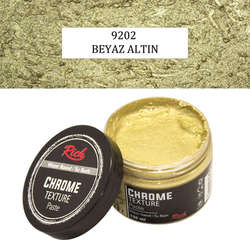 Rich - Rich Su Bazlı Chrome Texture Paste 150ml 9202 Beyaz Altın