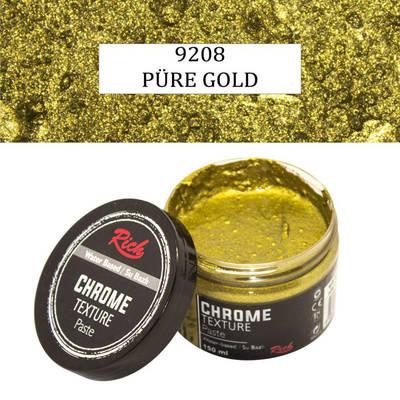 Rich Su Bazlı Chrome Texture Paste 150ml 9208 Püre Gold