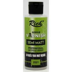 Rich - Rich Su Bazlı Yarı Mat Vernik 120ml