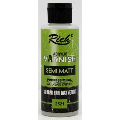 Rich Su Bazlı Yarı Mat Vernik 120ml