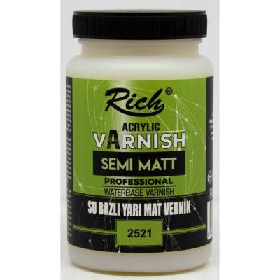 Rich Su Bazlı Yarı Mat Vernik 250ml