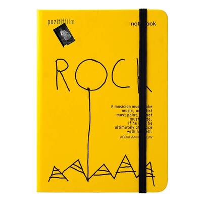 Scrikss Rock Mizik Çizgisiz Defter A5