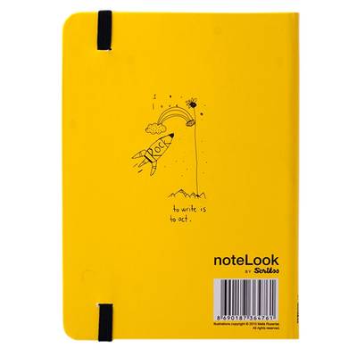 Scrikss Rock Mizik Çizgisiz Defter A5