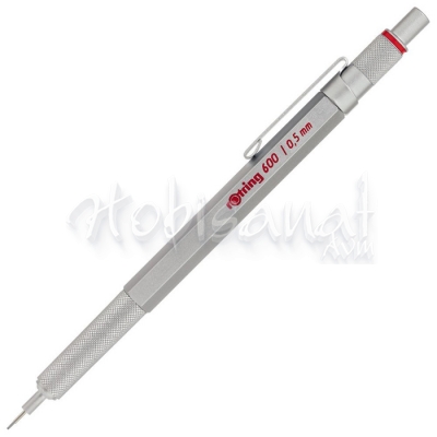 Rotring 600 Versatil Kalem 0,5mm Gümüş