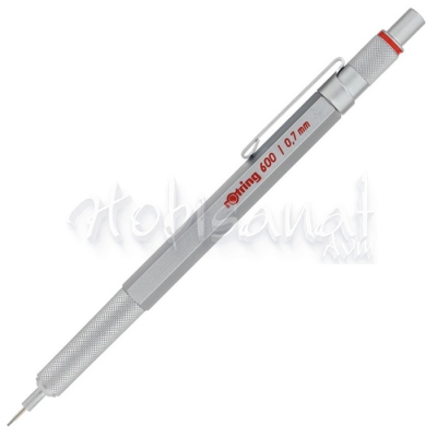 Rotring 600 Versatil Kalem 0,7mm Gümüş