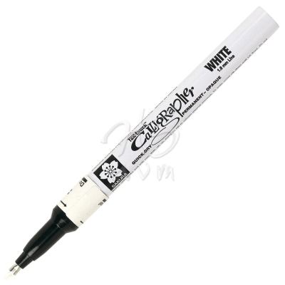 Sakura Pen Touch Calligrapher Kaligrafi Kalemi Fine White 1.8 mm
