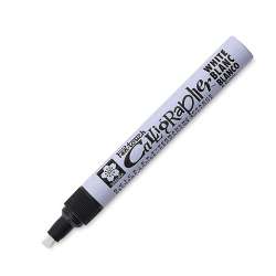 Sakura - Sakura Pen Touch Calligrapher Kaligrafi Kalemi Medium White 5.0mm