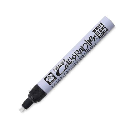 Sakura Pen Touch Calligrapher Kaligrafi Kalemi Medium White 5.0mm