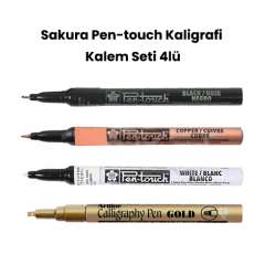 Sakura - Sakura Pen-touch Kaligrafi Kalem Seti 4lü