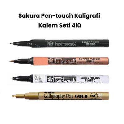 Sakura Pen-touch Kaligrafi Kalem Seti 4lü