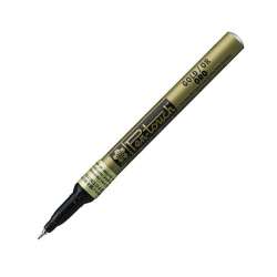 Sakura - Sakura Pen-touch Marker Kalem 0,7 (Extra Fine) Altın