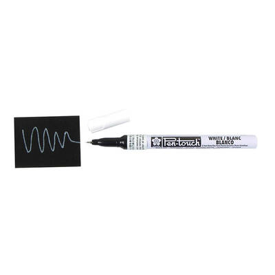 Sakura Pen-touch Marker Kalem 0,7 (Extra Fine) Beyaz