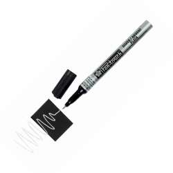 Sakura - Sakura Pen-touch Marker Kalem 0,7 (Extra Fine) Gümüş