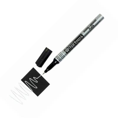 Sakura Pen-touch Marker Kalem 0,7 (Extra Fine) Gümüş