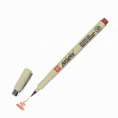 Sakura Pigma Brush Pen - Fırça Uçlu Kalem Kahverengi