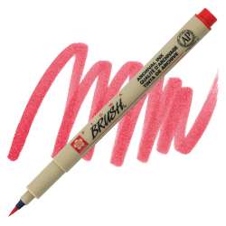 Sakura - Sakura Pigma Brush Pen-Fırça Uçlu Kalem Kırmızı 19