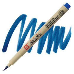 Sakura - Sakura Pigma Brush Pen-Fırça Uçlu Kalem Mavi 36
