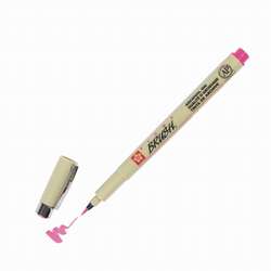 Sakura - Sakura Pigma Brush Pen - Fırça Uçlu Kalem Pembe