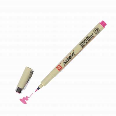 Sakura Pigma Brush Pen - Fırça Uçlu Kalem Pembe