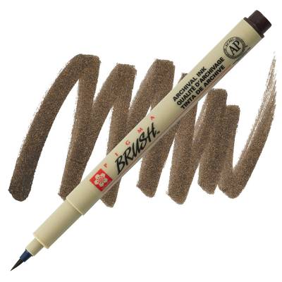 Sakura Pigma Brush Pen Fırça Uçlu Kalem Sepia 117