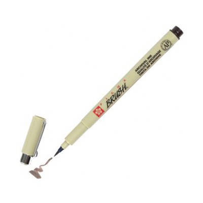 Sakura Pigma Brush Pen - Fırça Uçlu Kalem Sepia