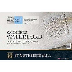St Cuthberts - Saunders Waterford Cold Pressed Natural White Blok 20 Yaprak 300g 18x26