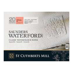 St Cuthberts - Saunders Waterford Hot Pressed Natural White Blok 20 Yaprak 300g 31x41