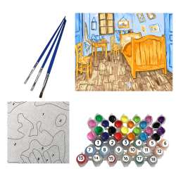 Anka Art - Sayılarla Boyama Seti 40x50cm Bedroom