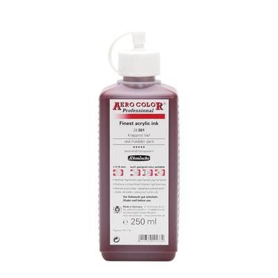 Schmincke Aero Color 250ml No:301 Red Madder Dark