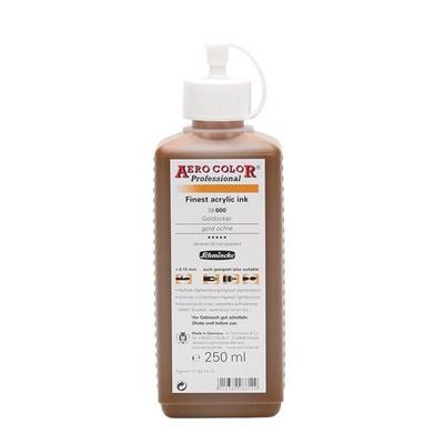 Schmincke Aero Color 250ml No:600 Gold Ochre