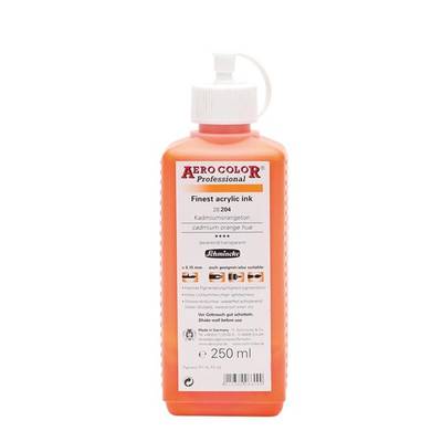 Schmincke Aero Color 250ml No:204 Cadmium Orange Hue