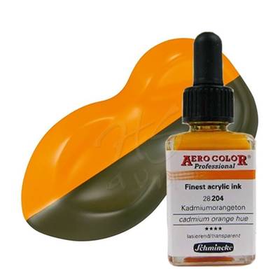 Schmincke Aero Color 28ml No:204 Cadmium Orange Hue