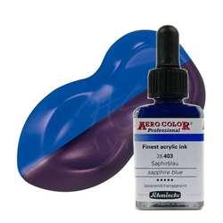 Schmincke - Schmincke Aero Color 28ml No:403 Sapphire Blue