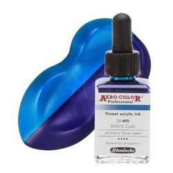 Schmincke - Schmincke Aero Color 28ml No:405 Primary Blue Cyan