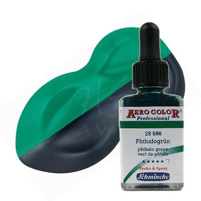 Schmincke Aero Color 28ml No:500 Phthalo Green