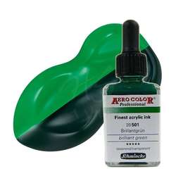 Schmincke - Schmincke Aero Color 28ml No:501 Brilliant Green