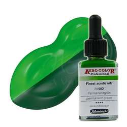 Schmincke - Schmincke Aero Color 28ml No:502 Permanent Green