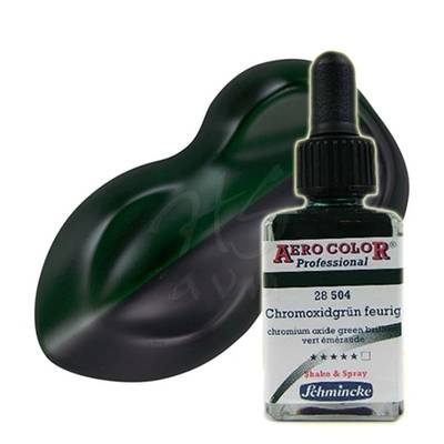 Schmincke Aero Color 28ml No:504 Chromium Oxide Green Brillliant