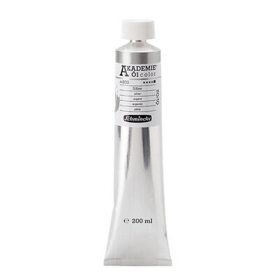 Schmincke Akademie 200ml Yağlı Boya No:800 Silver