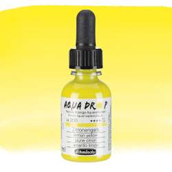 Schmincke - Schmincke Aqua Drop Sıvı Sulu Boya 30ml 200 Lemon Yellow