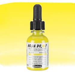 Schmincke - Schmincke Aqua Drop Sıvı Sulu Boya 30ml 200 Lemon Yellow