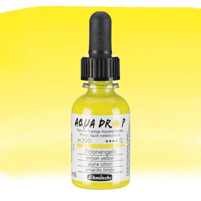 Schmincke Aqua Drop Sıvı Sulu Boya 30ml 200 Lemon Yellow