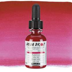 Schmincke - Schmincke Aqua Drop Sıvı Sulu Boya 30ml 360 Ruby Red