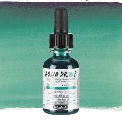 Schmincke - Schmincke Aqua Drop Sıvı Sulu Boya 30ml 500 Emerald Green