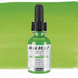 Schmincke - Schmincke Aqua Drop Sıvı Sulu Boya 30ml 580 May Green