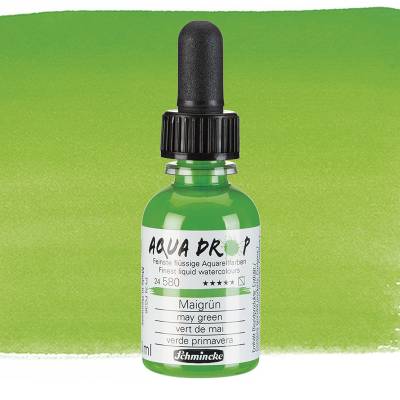 Schmincke Aqua Drop Sıvı Sulu Boya 30ml 580 May Green