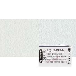 Schmincke - Schmincke Horadam Aquarell 1/1 Tablet 101 Titanium Op. White S1