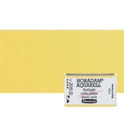 Schmincke - Schmincke Horadam Aquarell 1/1 Tablet 205 Rutile Yellow seri seri 3