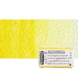 Schmincke - Schmincke Horadam Aquarell 1/1 Tablet 211 Chrome Yellow Lemon S2