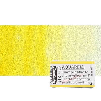 Schmincke Horadam Aquarell 1/1 Tablet 211 Chrome Yellow Lemon S2